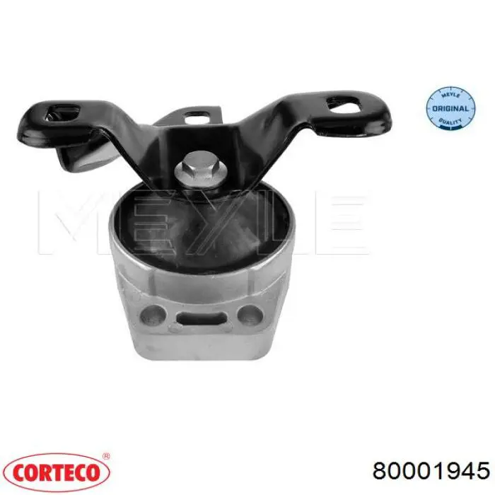 Подушка (опора) двигуна, права 80001945 Corteco