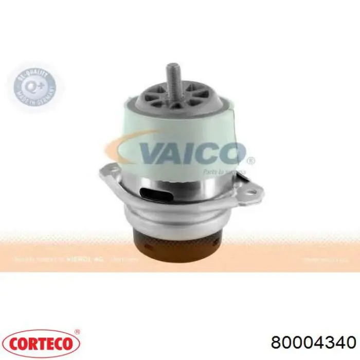 Подушка (опора) двигуна лів./прав. Corteco 80004340 ціна, від 119.18 USD