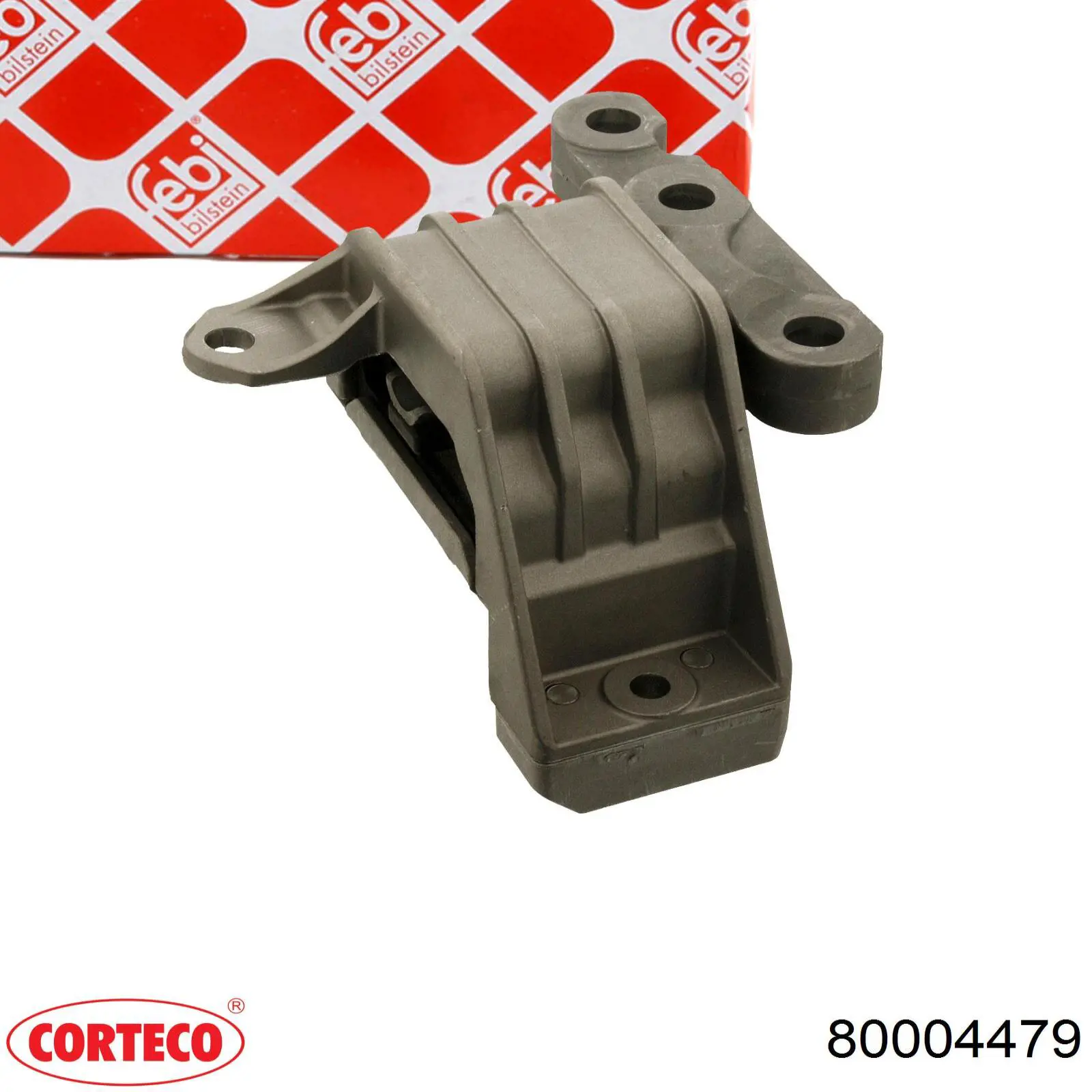 Подушка (опора) двигуна, права 80004479 Corteco