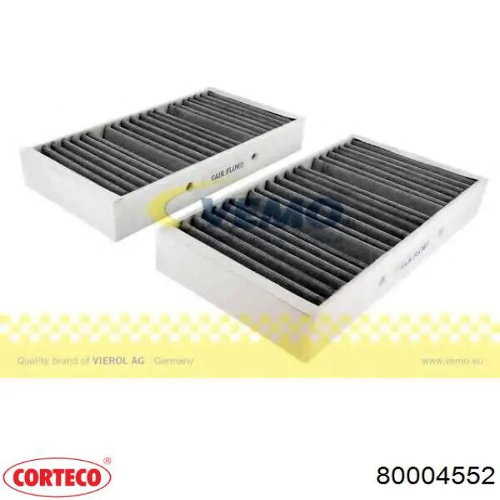 Купити 80004552 Corteco Фільтр салону вугільний