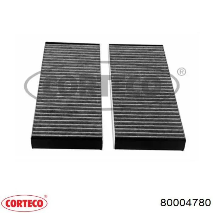 Купити 80004780 Corteco Фільтр салону вугільний