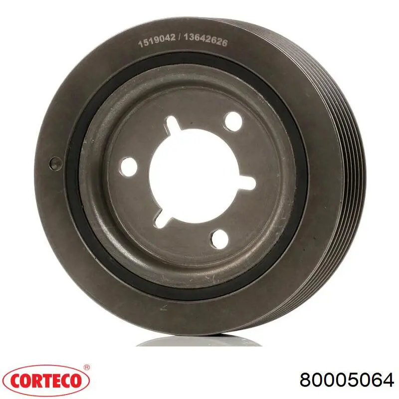 80005064 Corteco Демпфер колінвалу