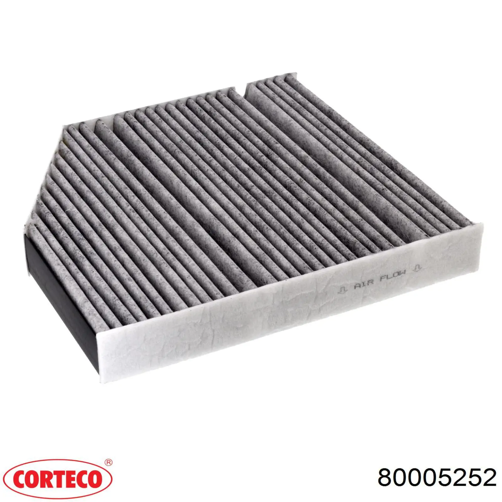 Купити 80005252 Corteco Фільтр салону вугільний