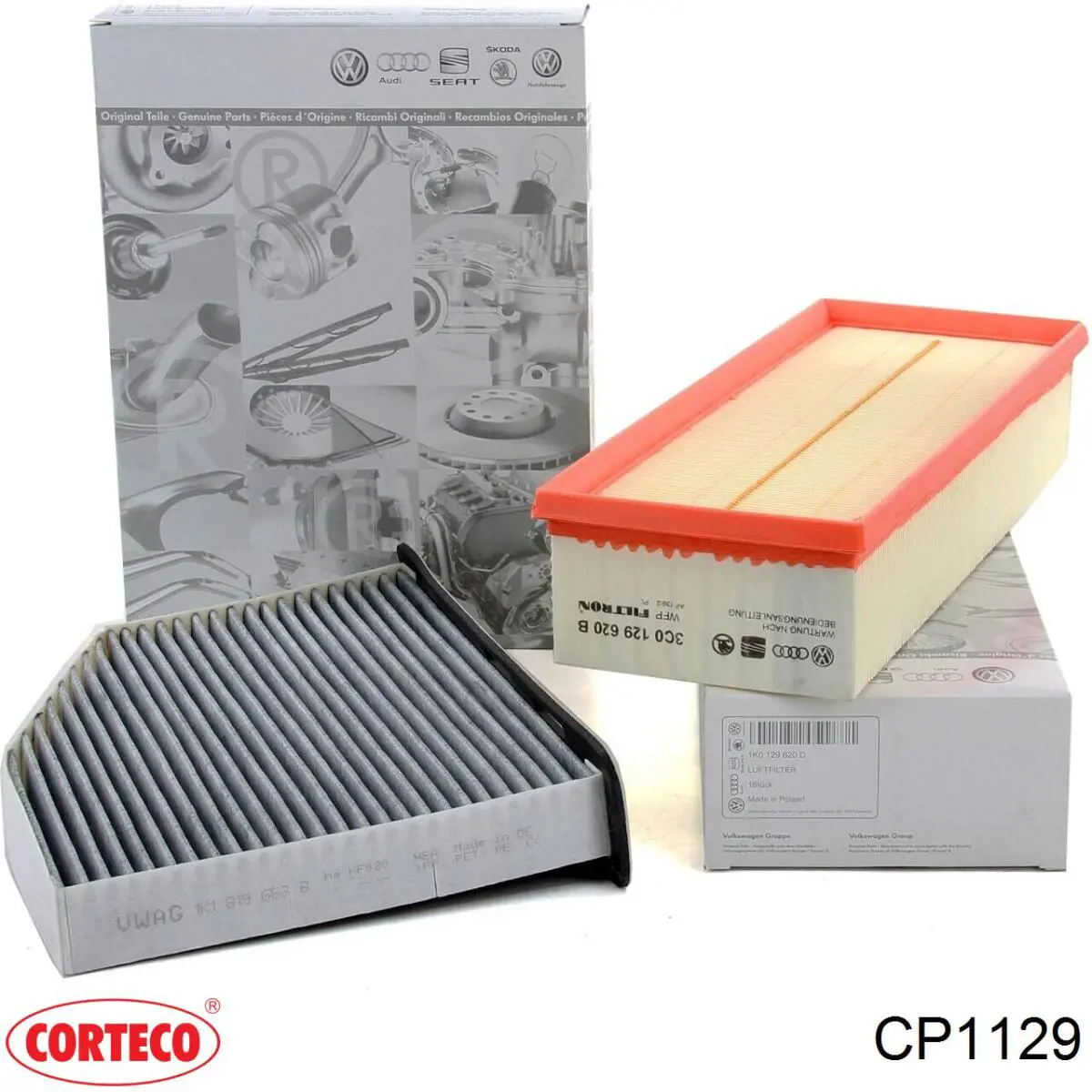 CP1129 Corteco Внутрішньосалонний фільтр