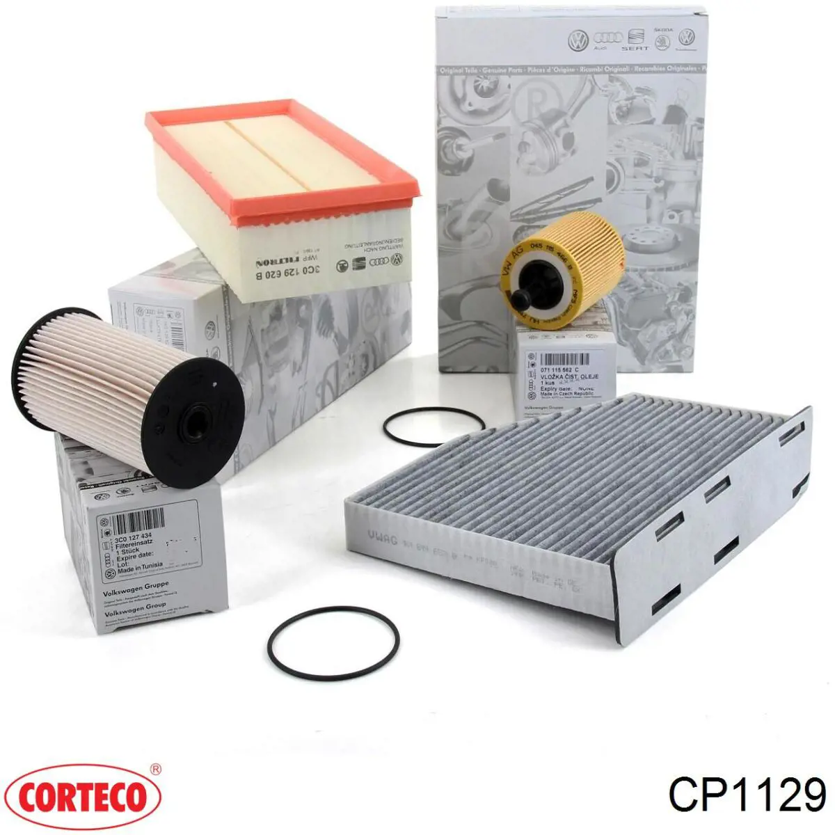 Фільтр повітряний обігрівача Corteco CP1129 ціна, від 6.57 USD
