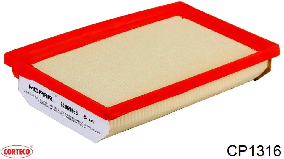 Купити CP1316 Corteco Фільтр салону вугільний