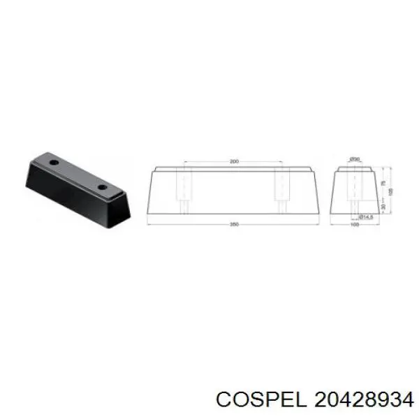 Купити TP0909128 Tempest Крило заднє (TRUCK)
