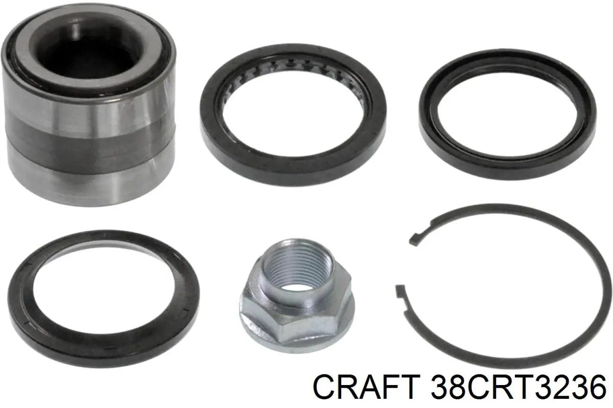 Підшипник маточини задньої Craft 38CRT3236 ціна, від 22.80 USD