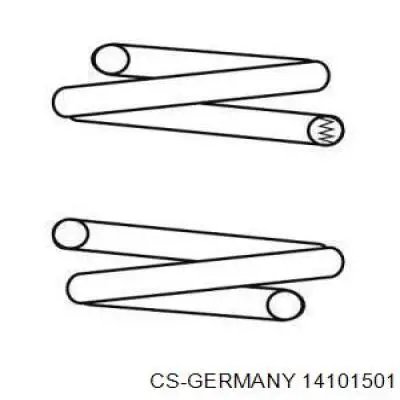 Купити 14101501 CS Germany Гвинтова пружина підвіска