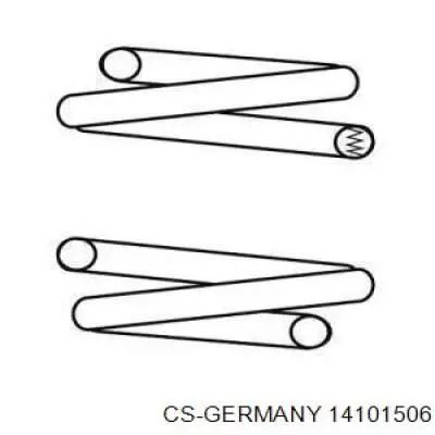 Пружина передня CS Germany 14101506 ціна, від 39.14 USD