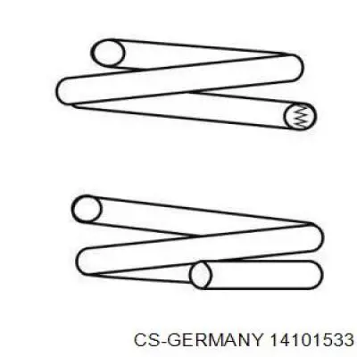 Пружина задня CS Germany 14101533 ціна, від 34.60 USD