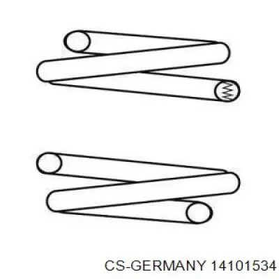 Пружина задня CS Germany 14101534 ціна, від 49.65 USD