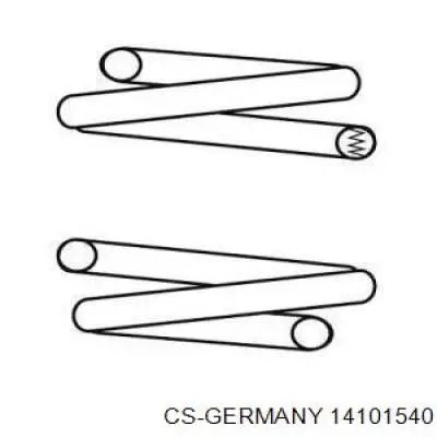 Пружина передня CS Germany 14101540 ціна, від 31.76 USD