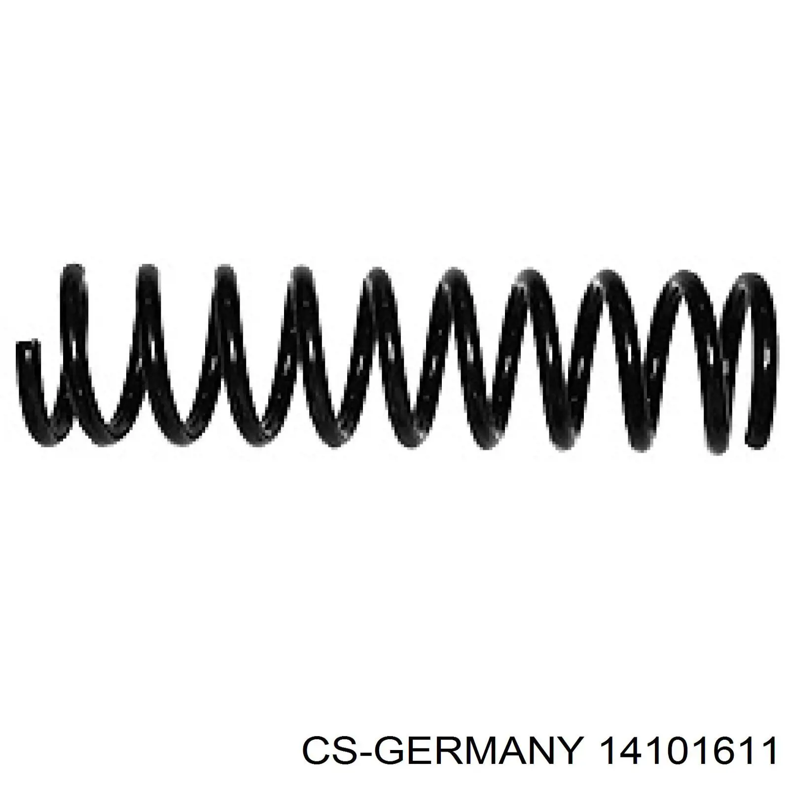 14101611 CS Germany пружина задня