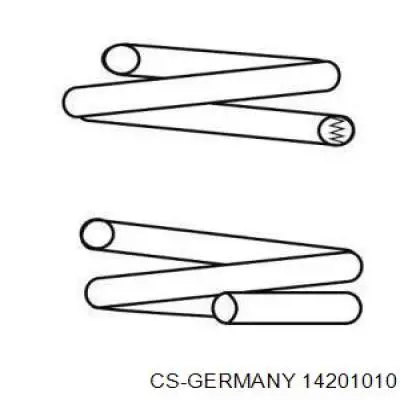 Купити 14201010 CS Germany Задні пружини