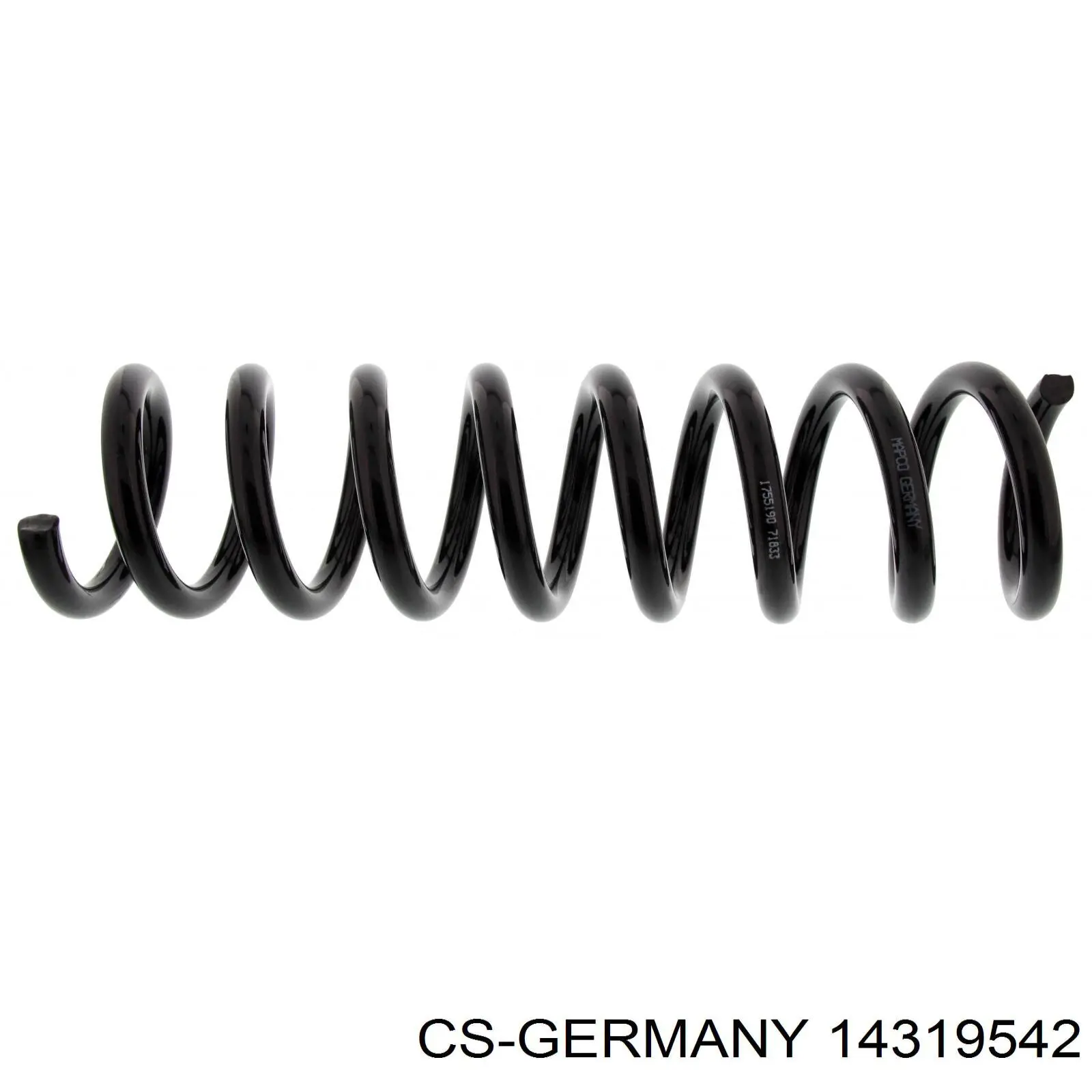 Пружина передня CS Germany 14319542 ціна, від 28.59 USD