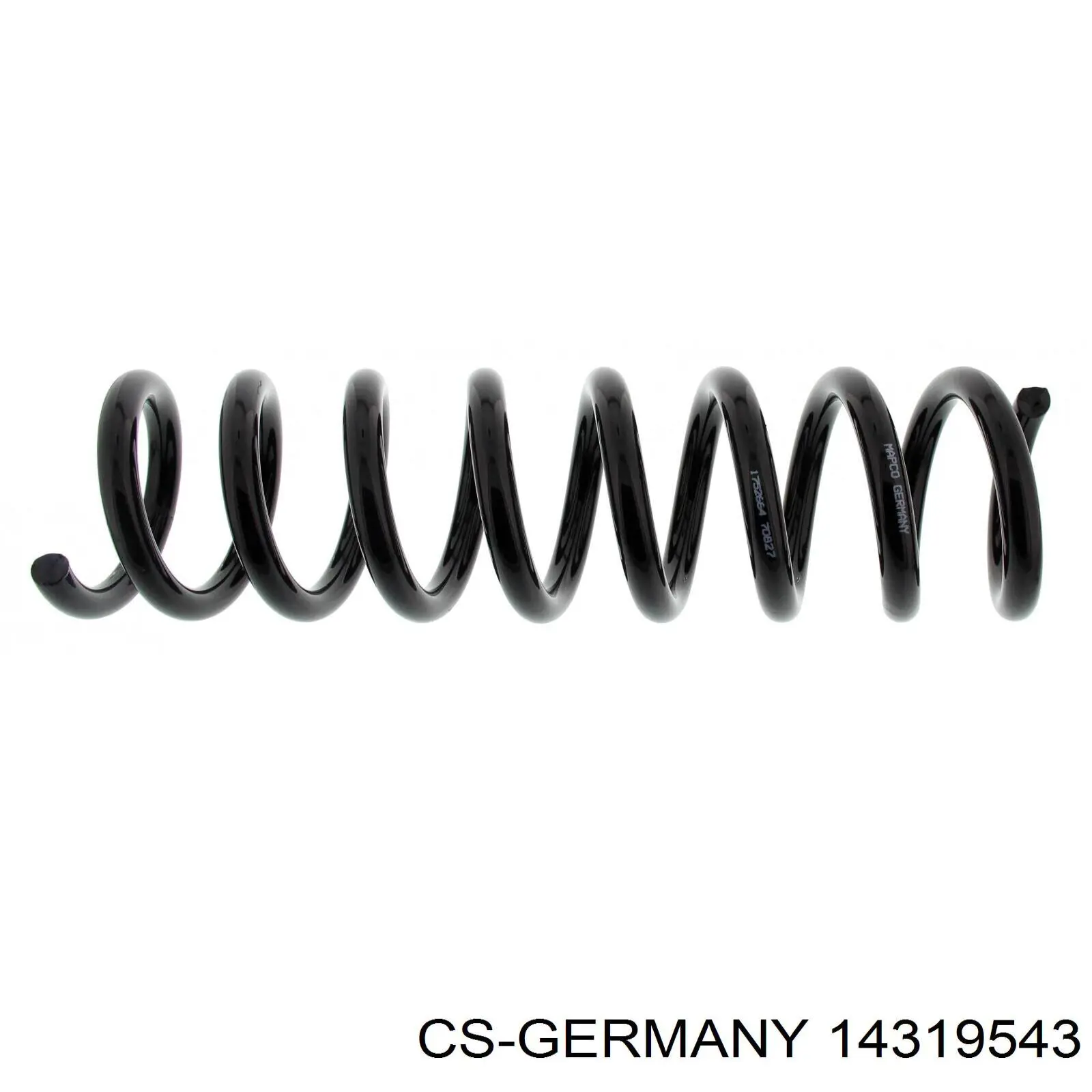 14319543 CS Germany Пружина амортизатора передняя