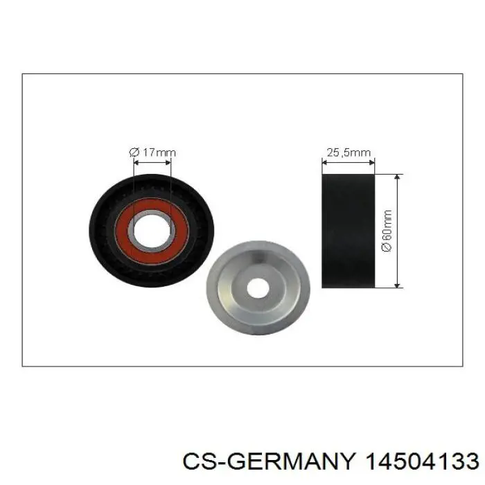 Пружина задня CS Germany 14504133 ціна, від 12.67 USD