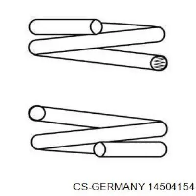 Купити 14504154 CS Germany Задні пружини