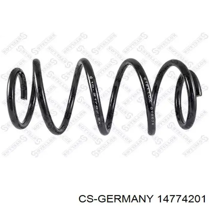 14774201 CS Germany Пружина амортизатора передняя