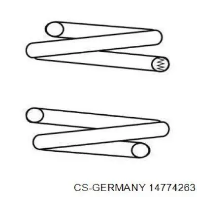 Пружина передня CS Germany 14774263 ціна, від 22.45 USD