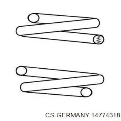 Купити 14774318 CS Germany Задні пружини