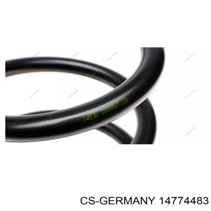 Пружина передньої підвіски CS Germany 14774483