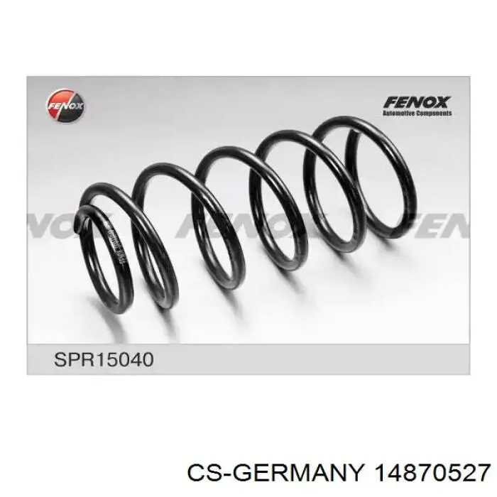 Пружина передня CS Germany 14870527 ціна, від 26.52 USD