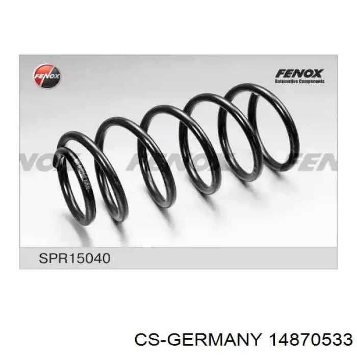 Пружина задня CS Germany 14870533 ціна, від 27.34 USD