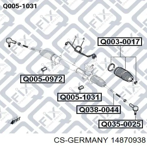 Пружина задня CS Germany 14870938 ціна, від 28.71 USD