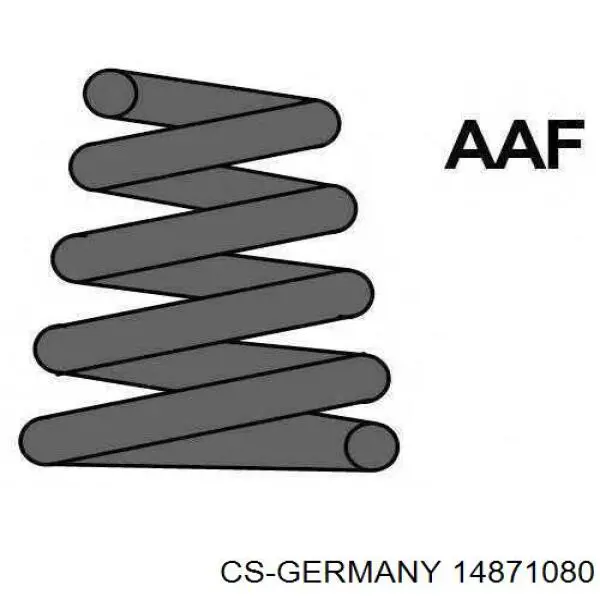 Пружина передня 14871080 CS Germany