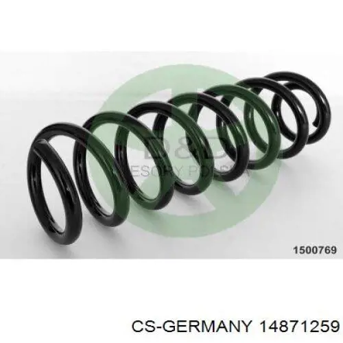Пружина задня CS Germany 14871259 ціна, від 22.65 USD