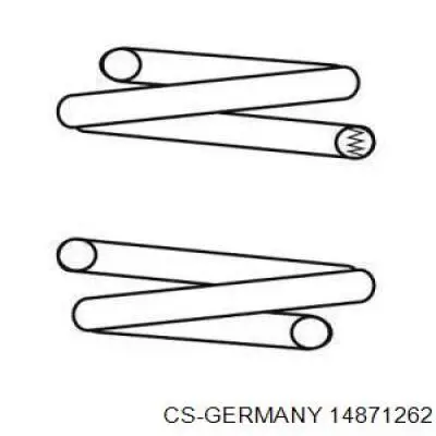 Пружина передня CS Germany 14871262 ціна, від 30.13 USD