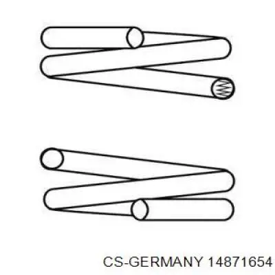 Купити 14871654 CS Germany Задні пружини