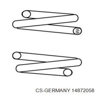 14872058 CS Germany Пружина підвіски задня