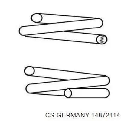 Пружина задня 14872114 CS Germany