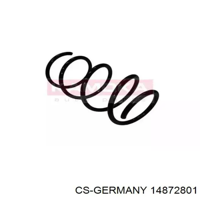 14872801 CS Germany Пружина амортизатора передняя