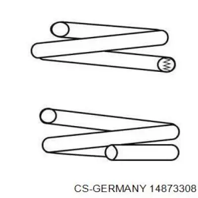 Пружина передня 14873308 CS Germany