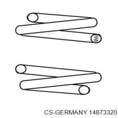 Пружина передня CS Germany 14873320 ціна, від 27.03 USD