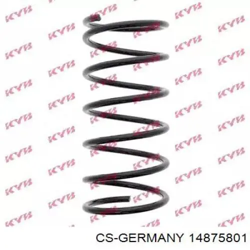 Пружина передня CS Germany 14875801 ціна, від 26.53 USD