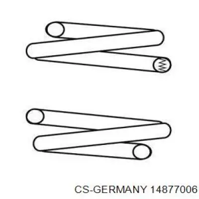 Пружина передня 600634D Maxgear