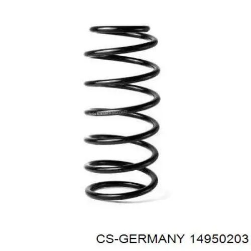 14950203 CS Germany Пружина амортизатора передняя