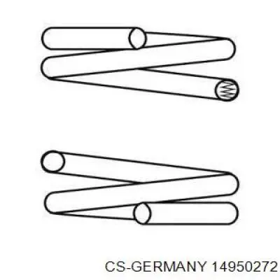 Купити 14950272 CS Germany Задні пружини