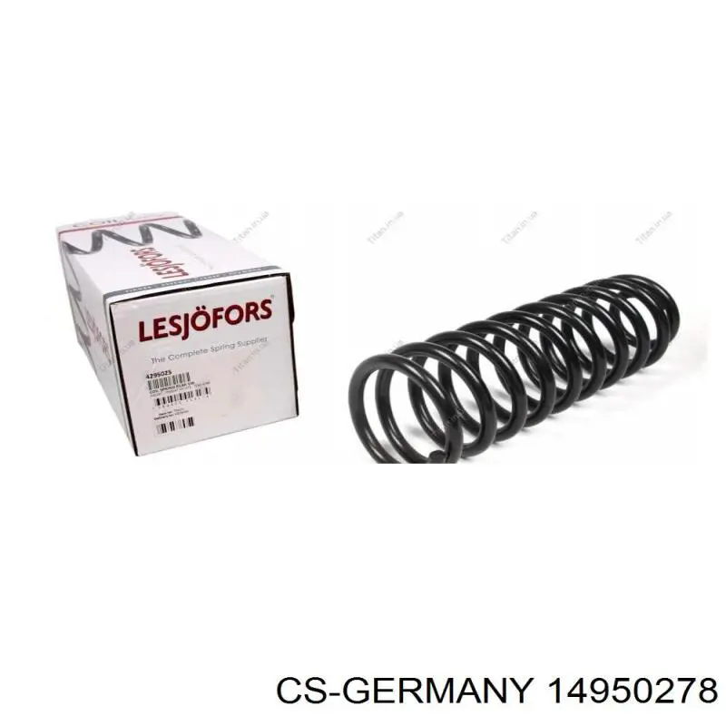 Задні пружини 14950278 CS Germany