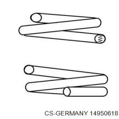14950618 CS Germany Пружина підвіски задня