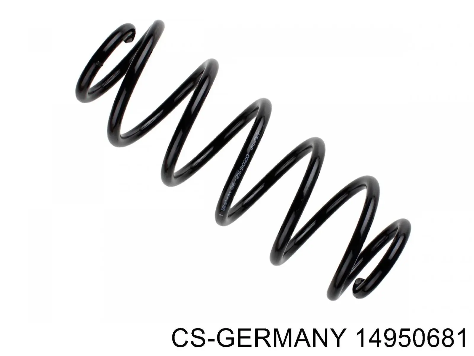 Пружина передня CS Germany 14950681 ціна, від 23.47 USD