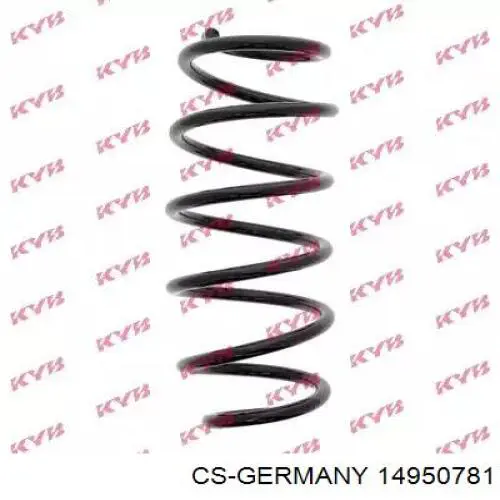 Пружина передня 14950781 CS Germany