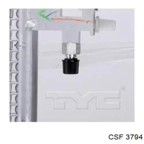 3794 CSF Радіатор охолодження двигуна