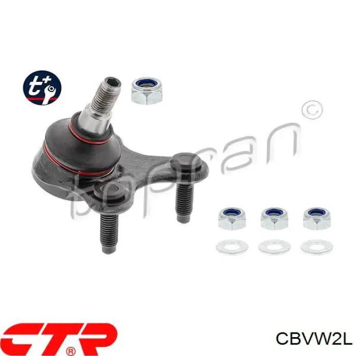 CBVW2L CTR Кульова опора, нижня, ліва