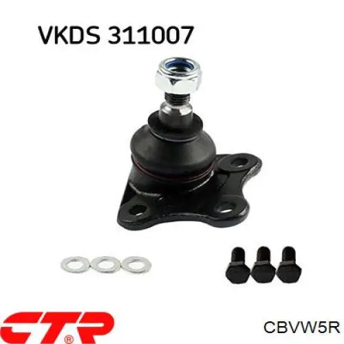 Кульова опора, нижня, права CBVW5R CTR